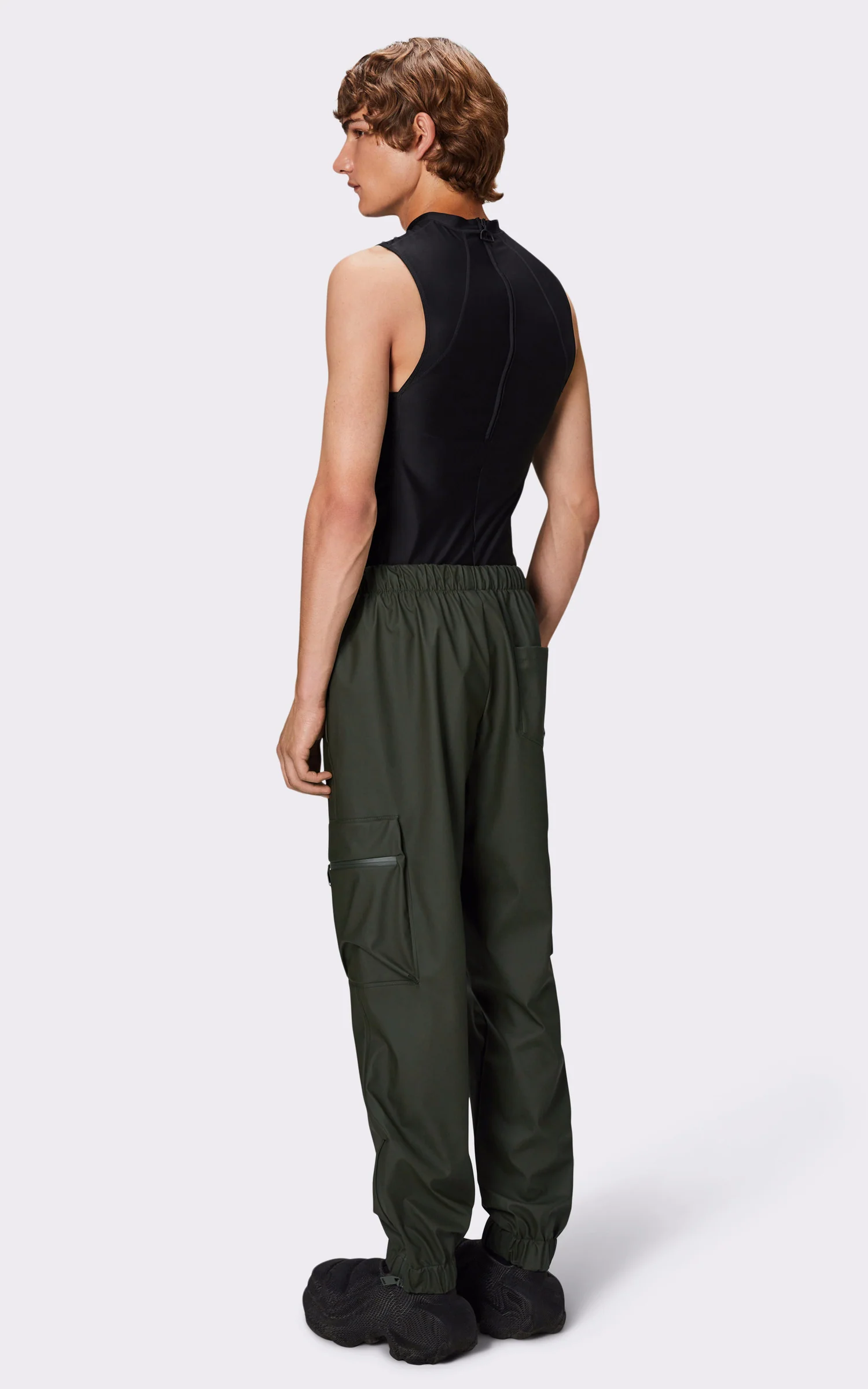 Pantalon cargo imperméable 18850 mixte vert – Image 4