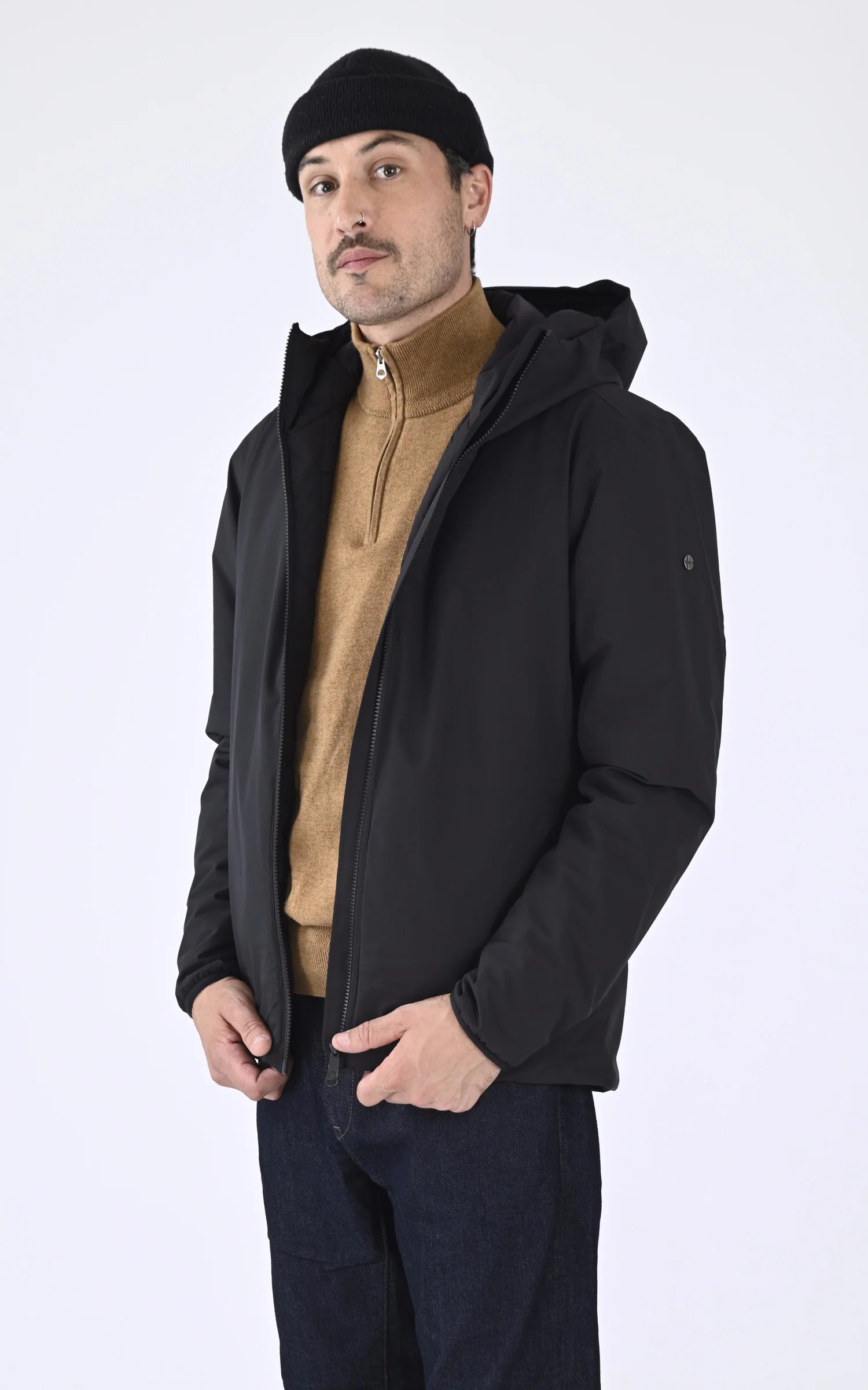 Veste coupe-vent Nimbus noir – Image 2