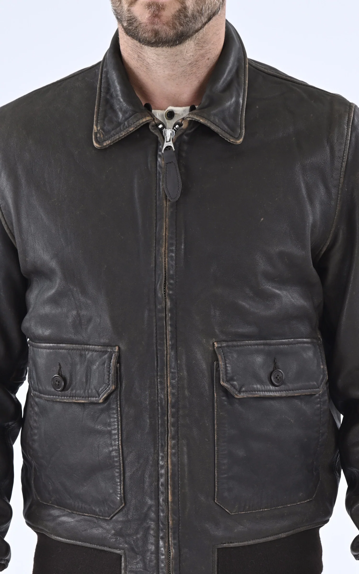 Pilote cuir Lc Pilot Used marron – Image 5