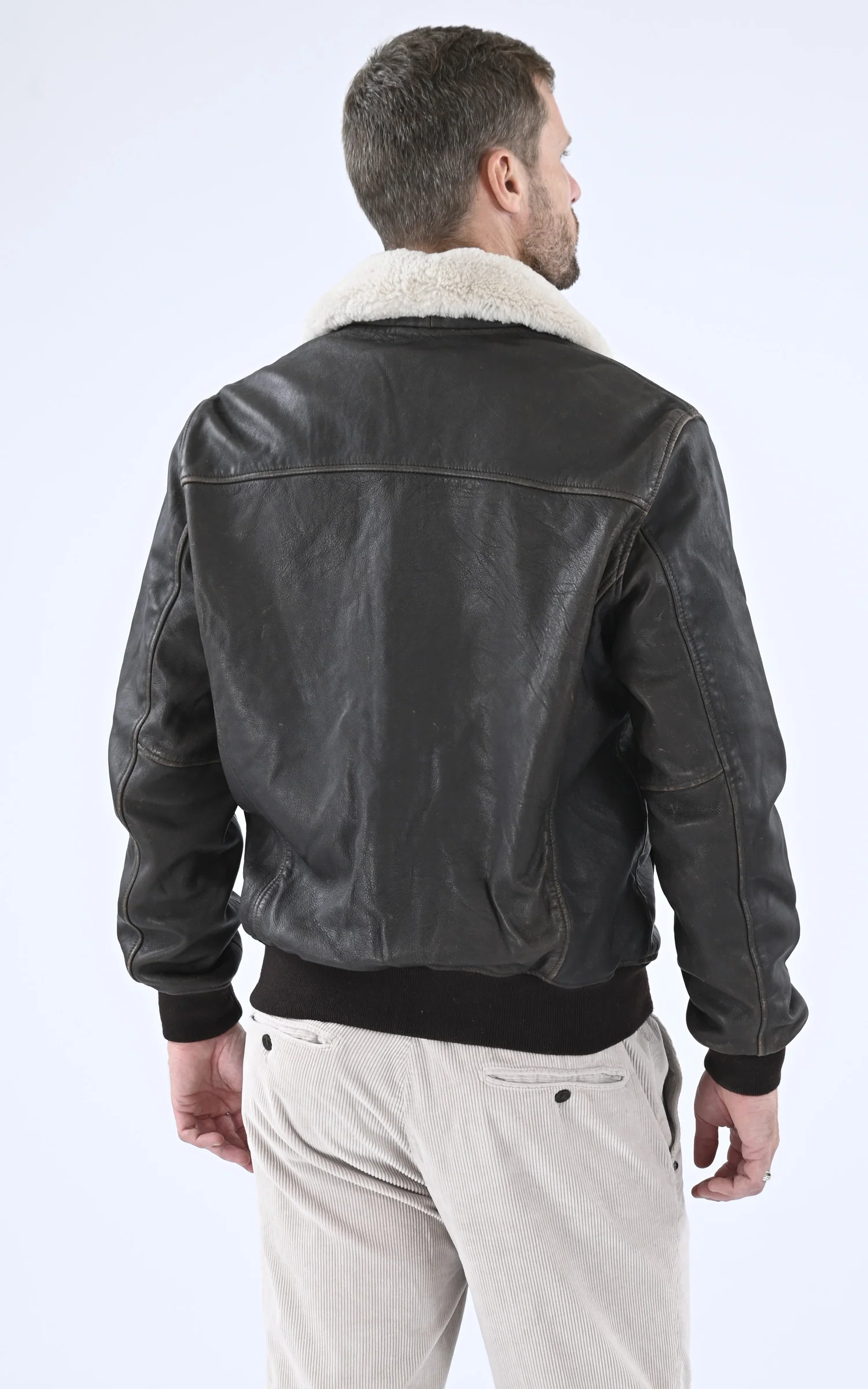 Pilote cuir Lc Pilot Used marron – Image 4