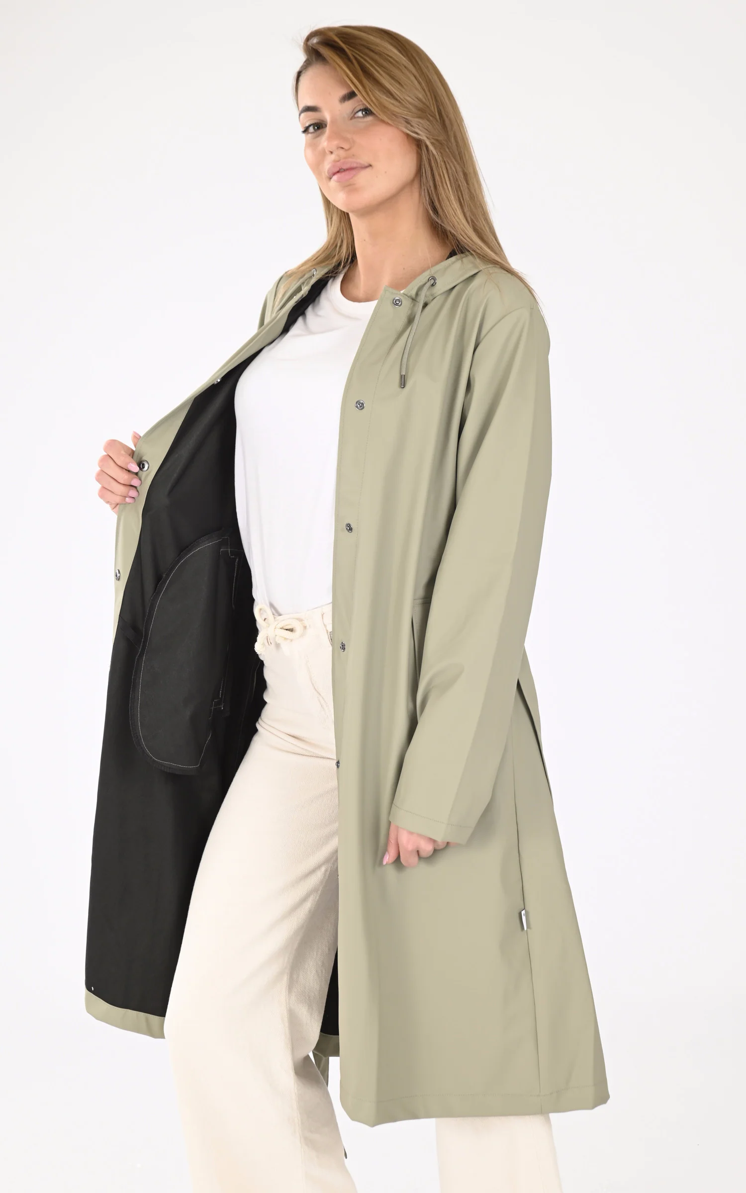 A-Line Jacket longer 12040 vert – Image 3