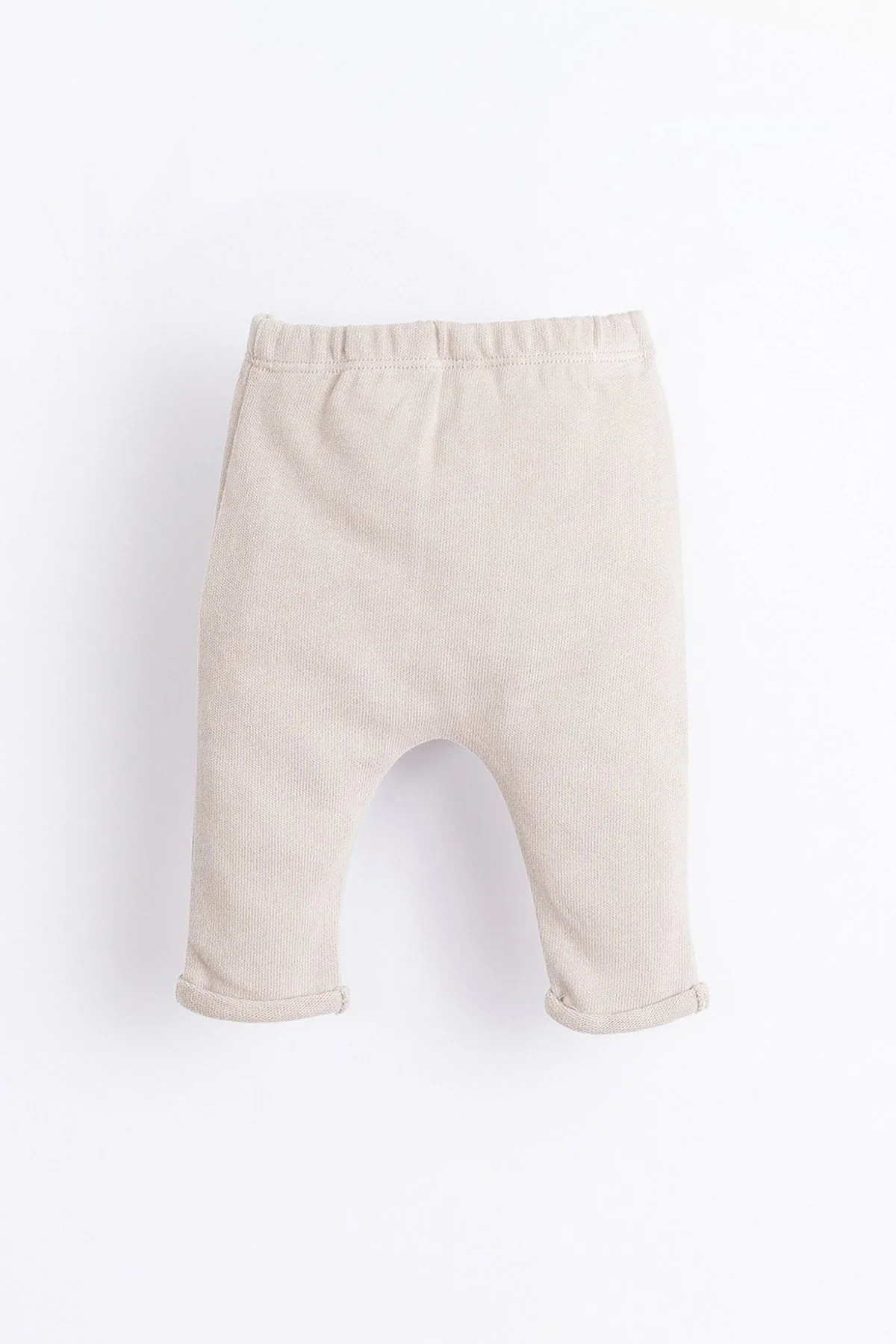 Pantalon Jersey avec Bouton de Coco Ecru – Image 2